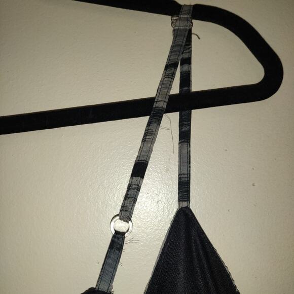 NWT She's Cool Maxi Dress PLUS Sz 3X. Black Gray Sheer Outer Lined Lightweight - Picture 5 of 16